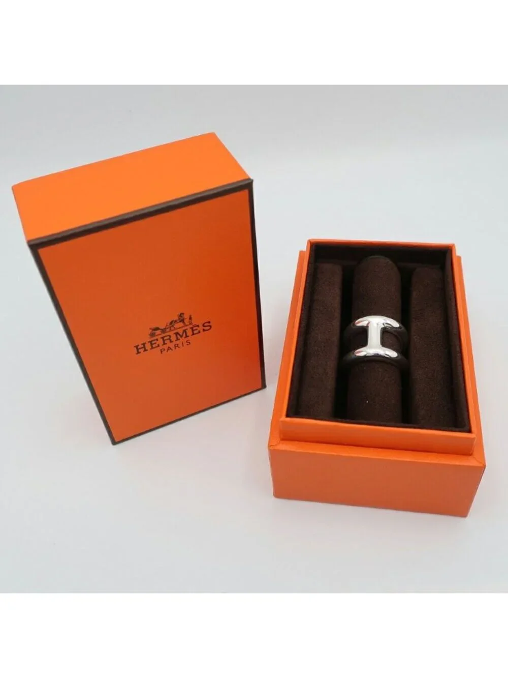Hermes Heaven Osmose GM Ring Silver